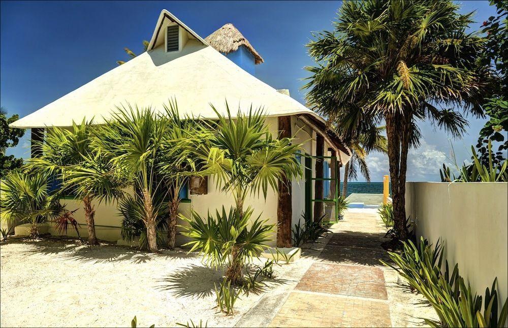 Beach Front House At Puerto Morelosヴィラ エクステリア 写真